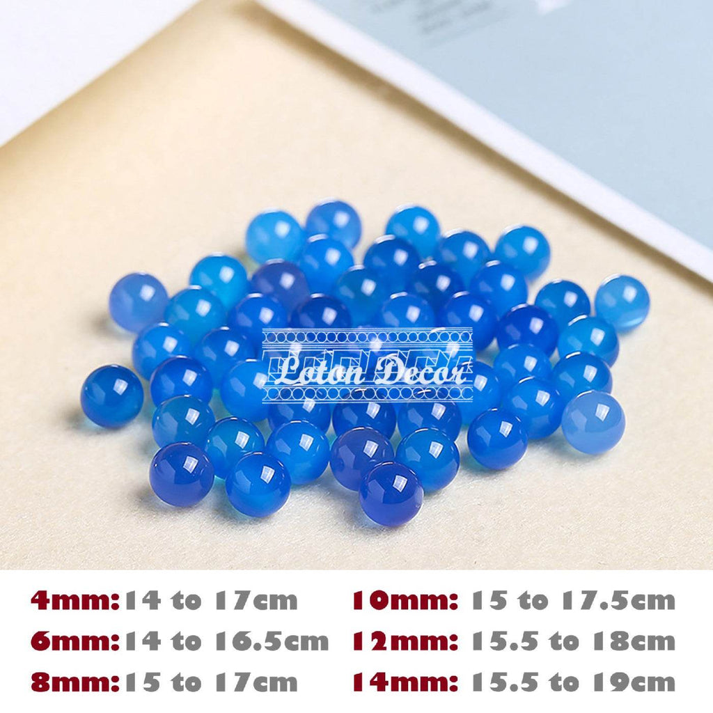 Blue Agate Pi Xiu Bracelet 18K Gold-filled Pure Silver Pi Yao Feng Shui Wealth Crystal Bracelet for Money Prosperity - Loton Decor