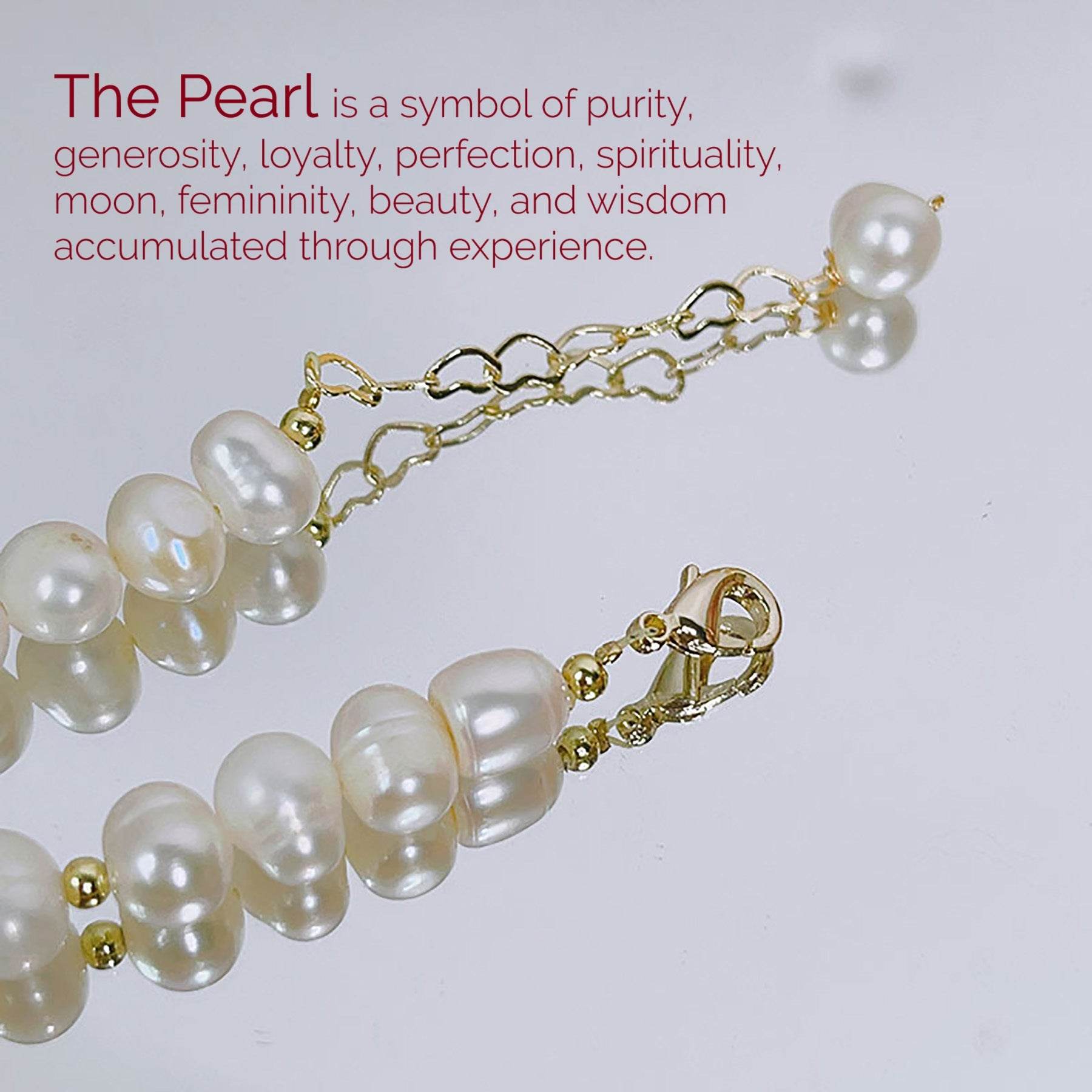 Freshwater Pearls Jade Rabbit Bracelet Zodiac Spiritual Animal Hare Feng Shui Wealth Bracelet for Money Prosperity - Loton Decor