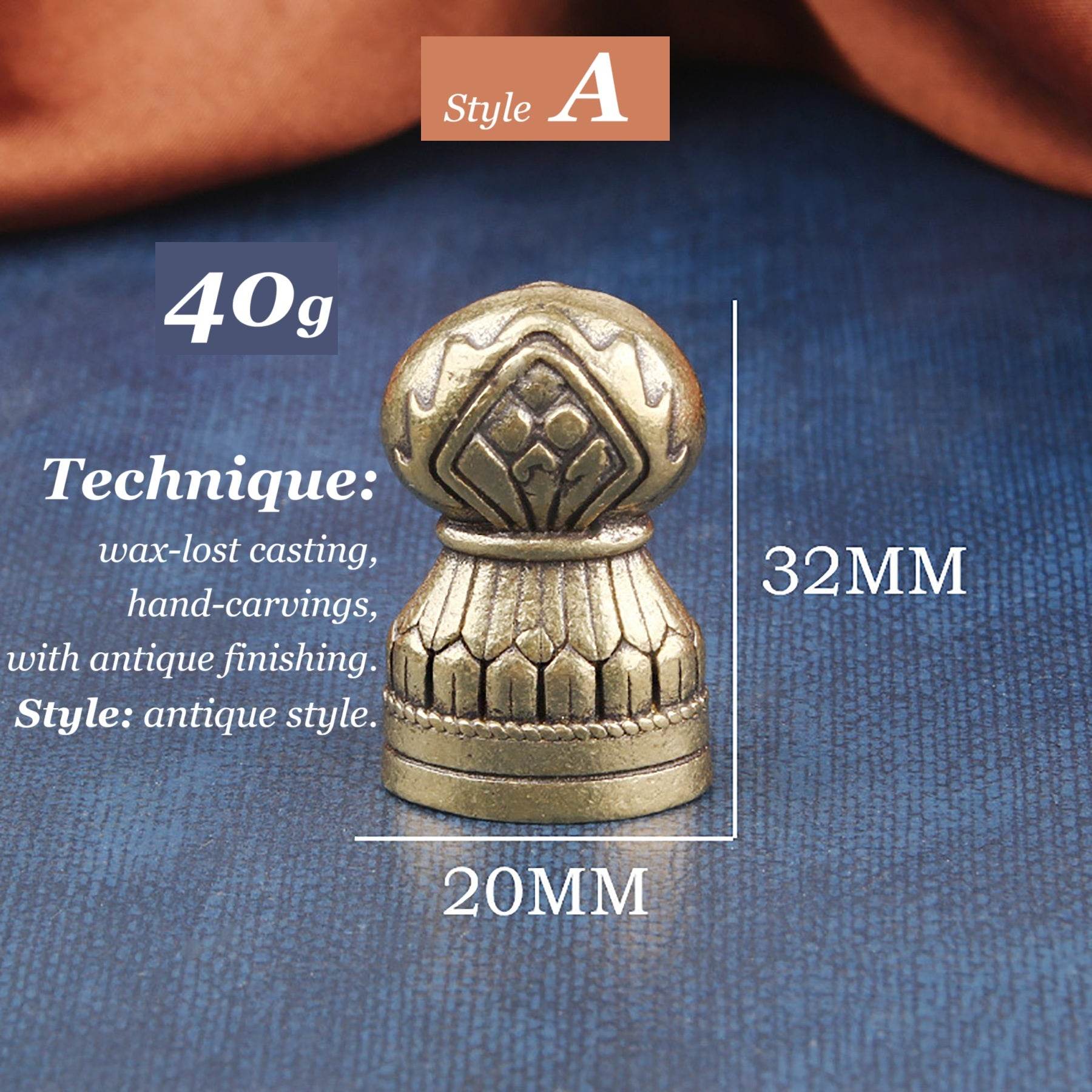 Brass Signet Kalachakra Tibetan Auspicious Buddhism Stamps Set Feng Shui Wealth Seal Amulet 10 Powerful Elements Talisman for Prosperity Tranquility - Loton Decor