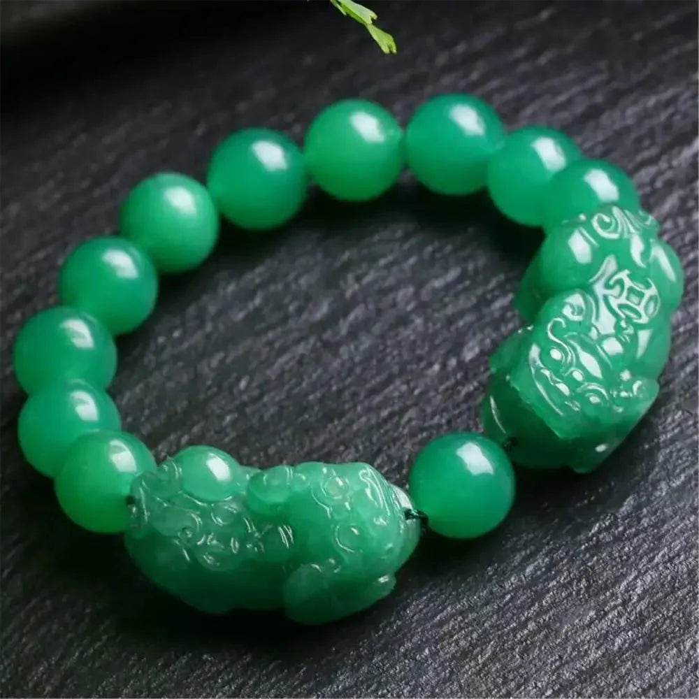 Aventurine Pixiu Bracelet – Couple Wealth Talisman - Loton Decor