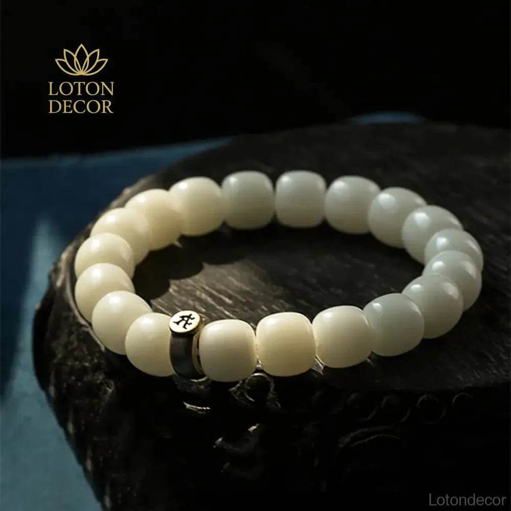 Bodhi & Jade Zodiac Bracelet – Feng Shui Wealth Amulet - Loton Decor