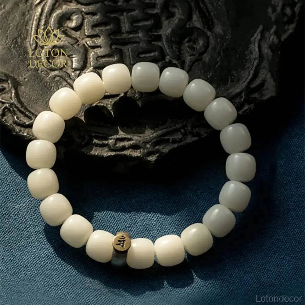 Bodhi & Jade Zodiac Bracelet – Feng Shui Wealth Amulet - Loton Decor