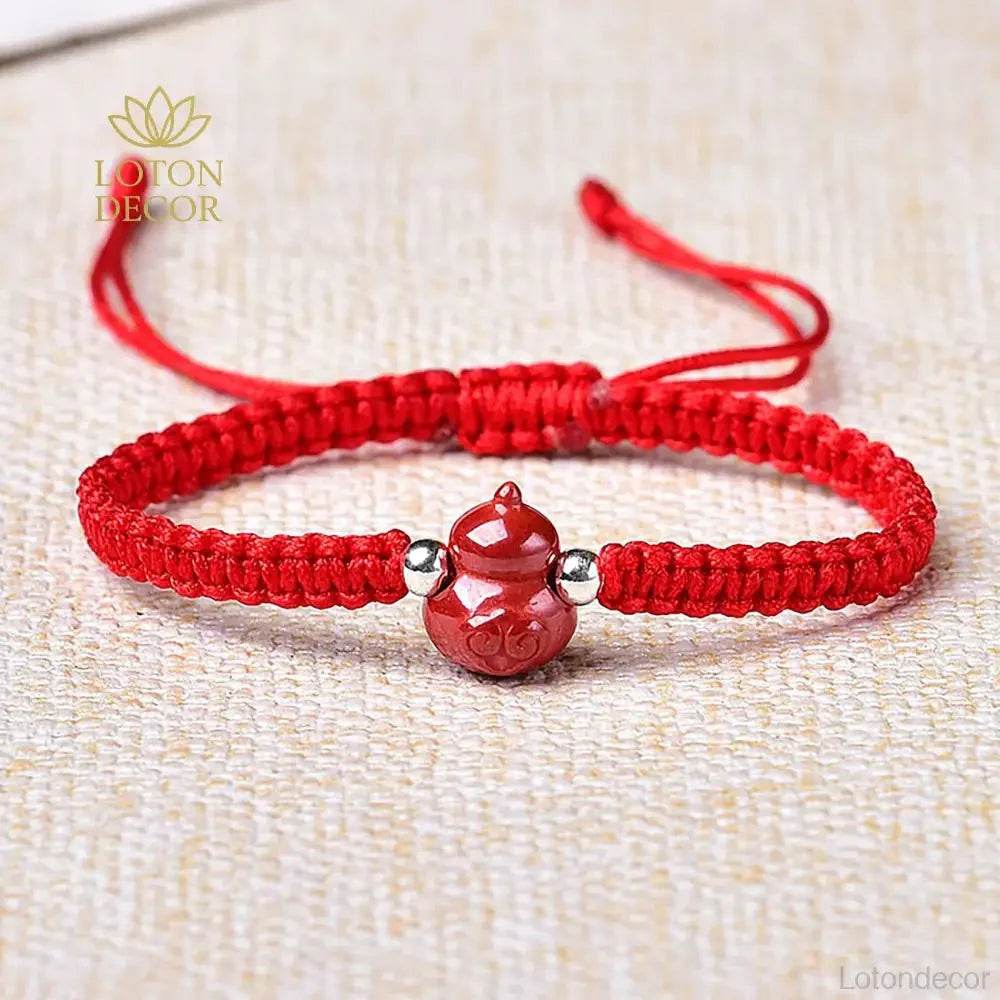 Cinnabar Baby Bracelet – Wealth & Evil Protection Charm - Loton Decor