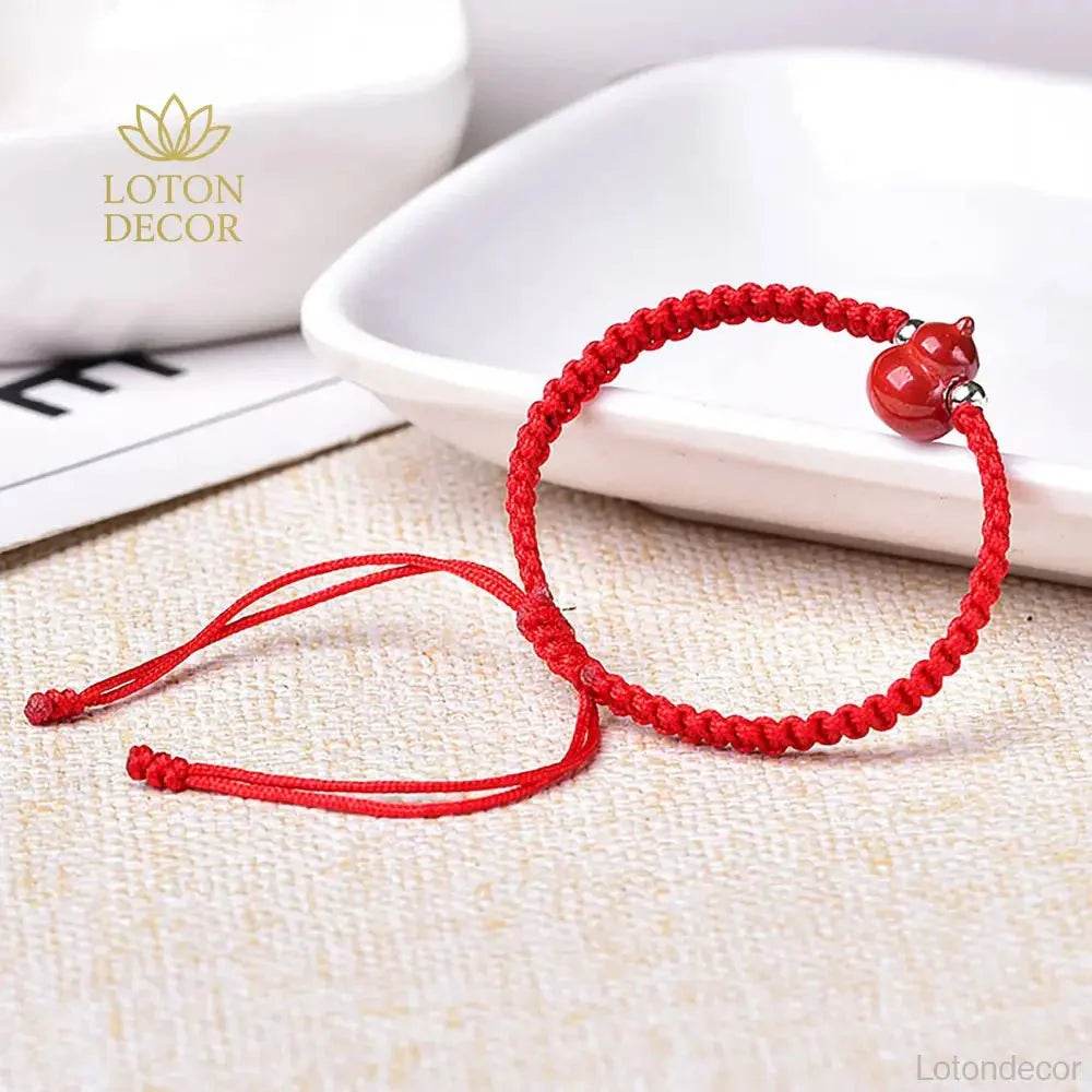Cinnabar Baby Bracelet – Wealth & Evil Protection Charm - Loton Decor
