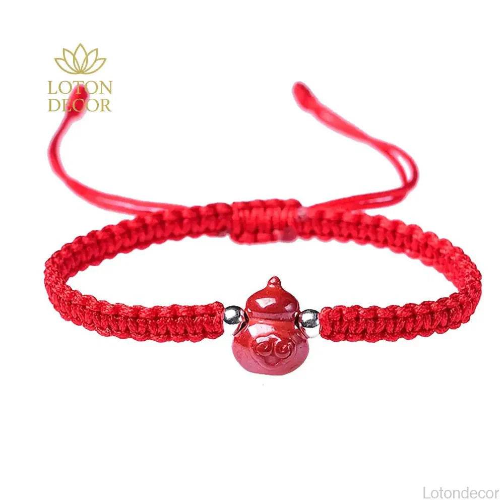 Cinnabar Baby Bracelet – Wealth & Evil Protection Charm - Loton Decor