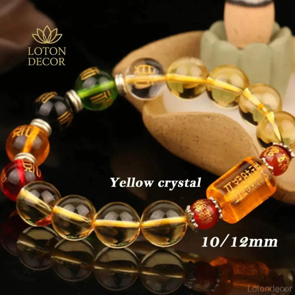 Citrine Pixiu Bracelet – 5 Elements Wealth Talisman - Loton Decor