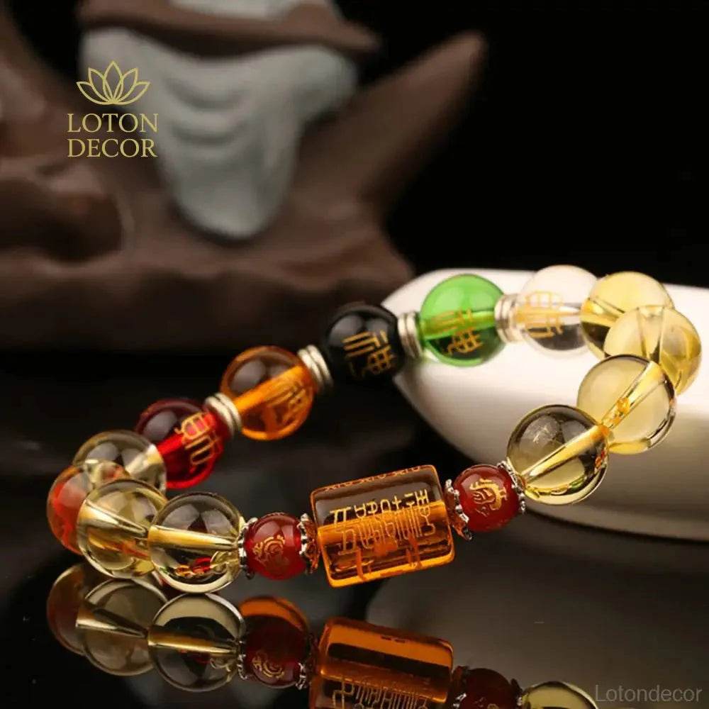 Citrine Pixiu Bracelet – 5 Elements Wealth Talisman - Loton Decor