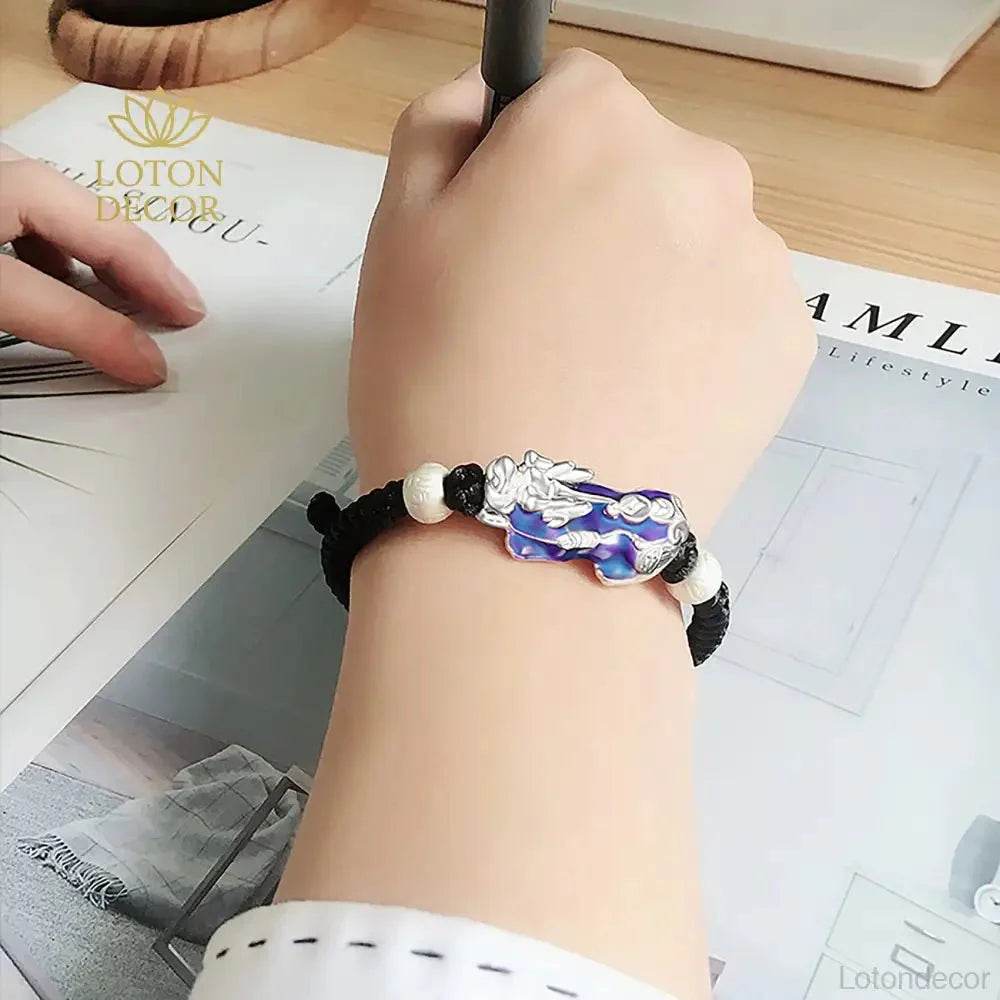 Color-Changing Pixiu Bracelet – Feng Shui Protection - Loton Decor