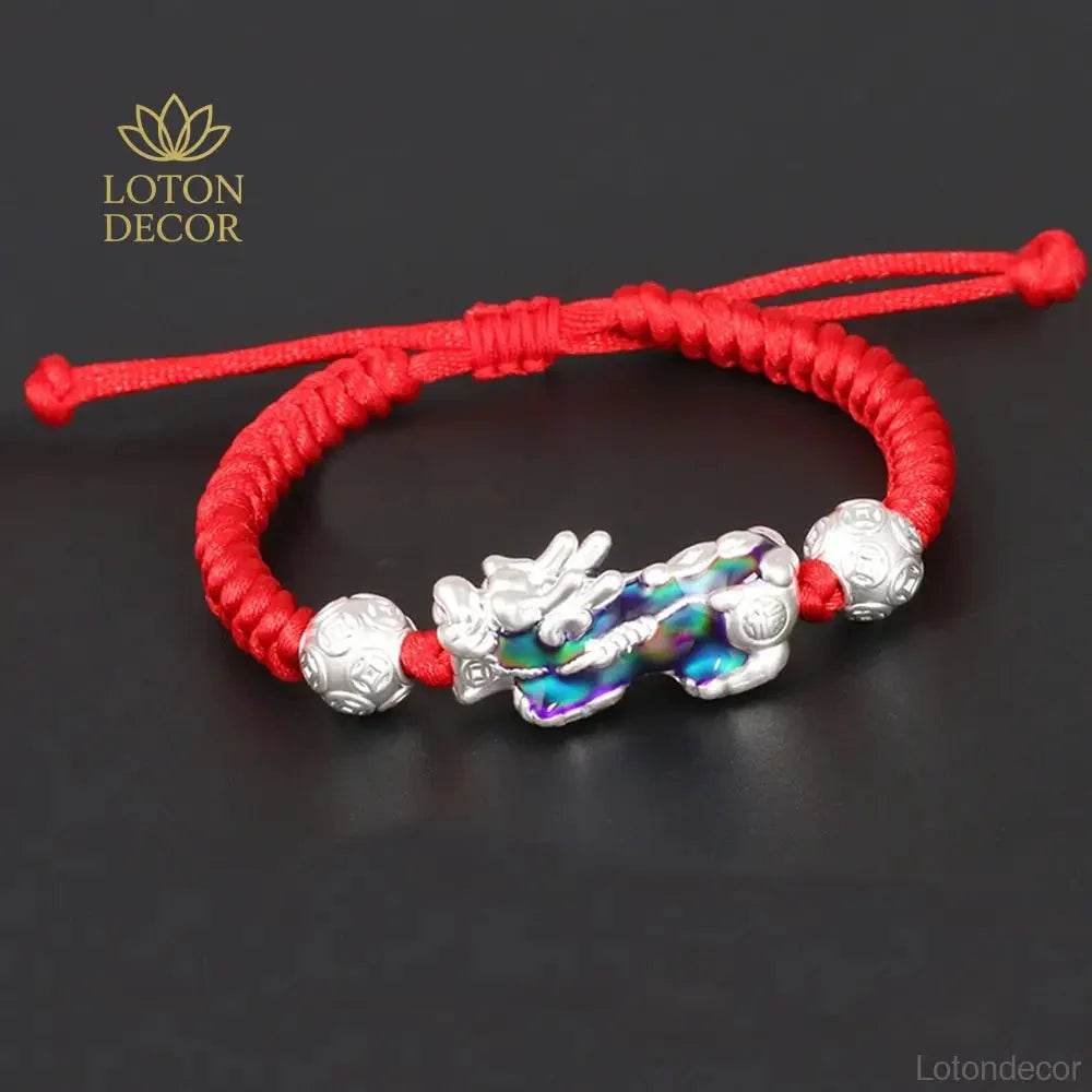 Color-Changing Pixiu Bracelet – Wealth Amulet for Luck - Loton Decor