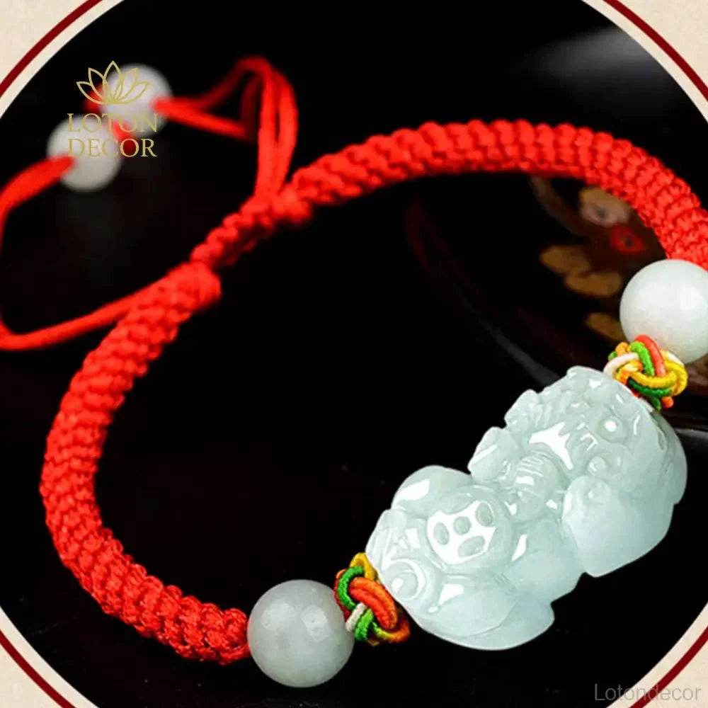 Emerald Pixiu Bracelet – Wealth & Protection Crystal - Loton Decor