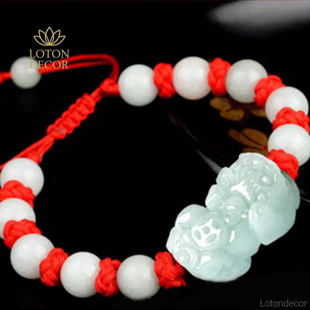 Emerald Pixiu Bracelet – Wealth & Protection Crystal - Loton Decor