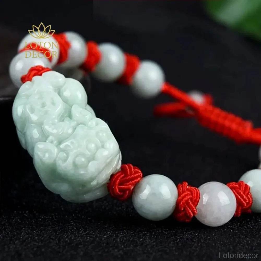 Emerald Pixiu Bracelet – Wealth & Protection Crystal - Loton Decor