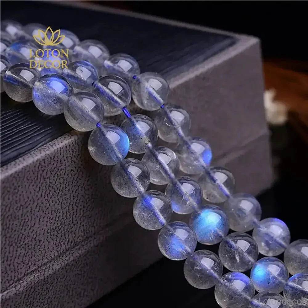 Feng Shui 999 Pure Silver Pi Xiu Bracelet 7A Moonstone Pi Yao Charm Amulet - Loton Decor