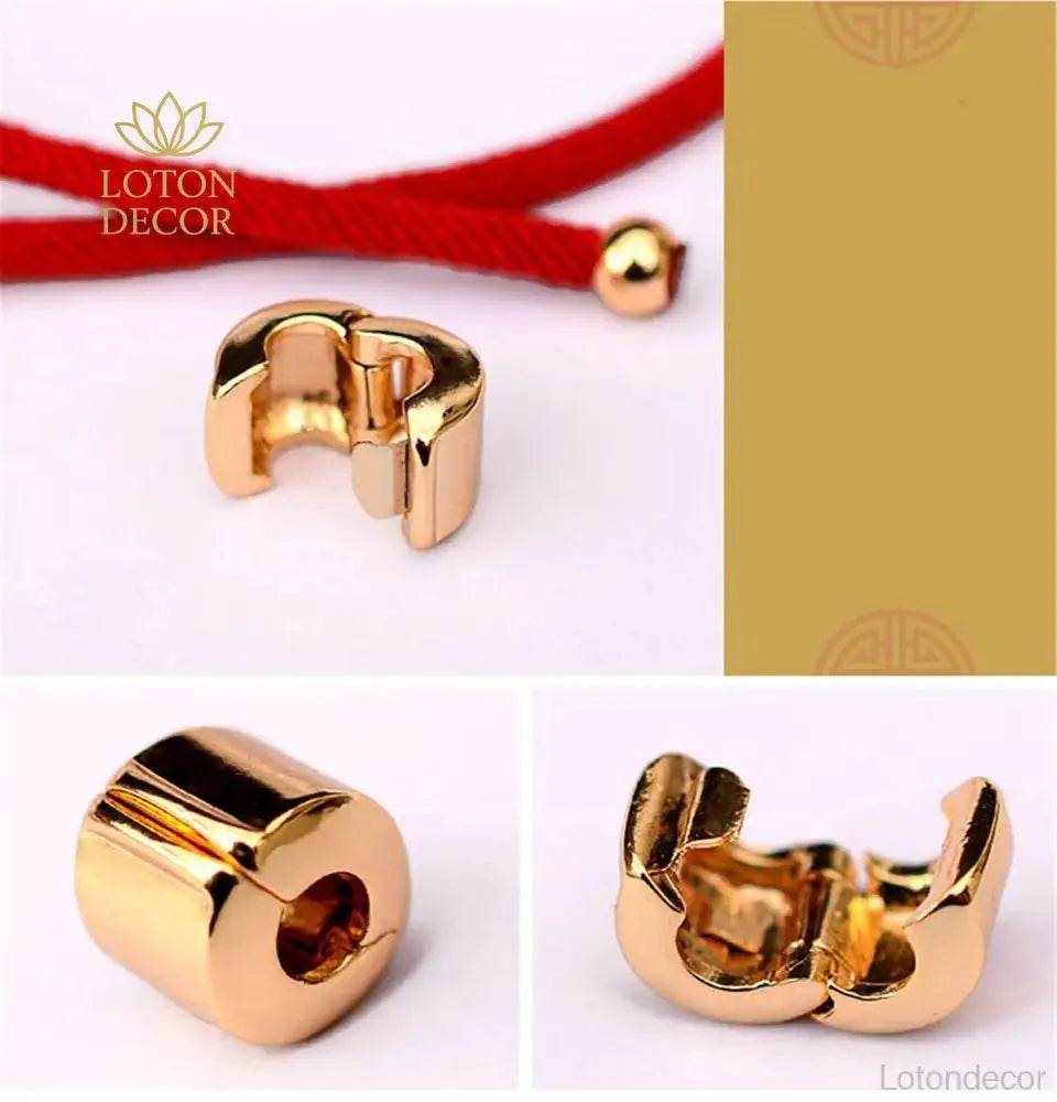 Gold Pixiu Bracelet – Silver Wealth & Protection Charm - Loton Decor