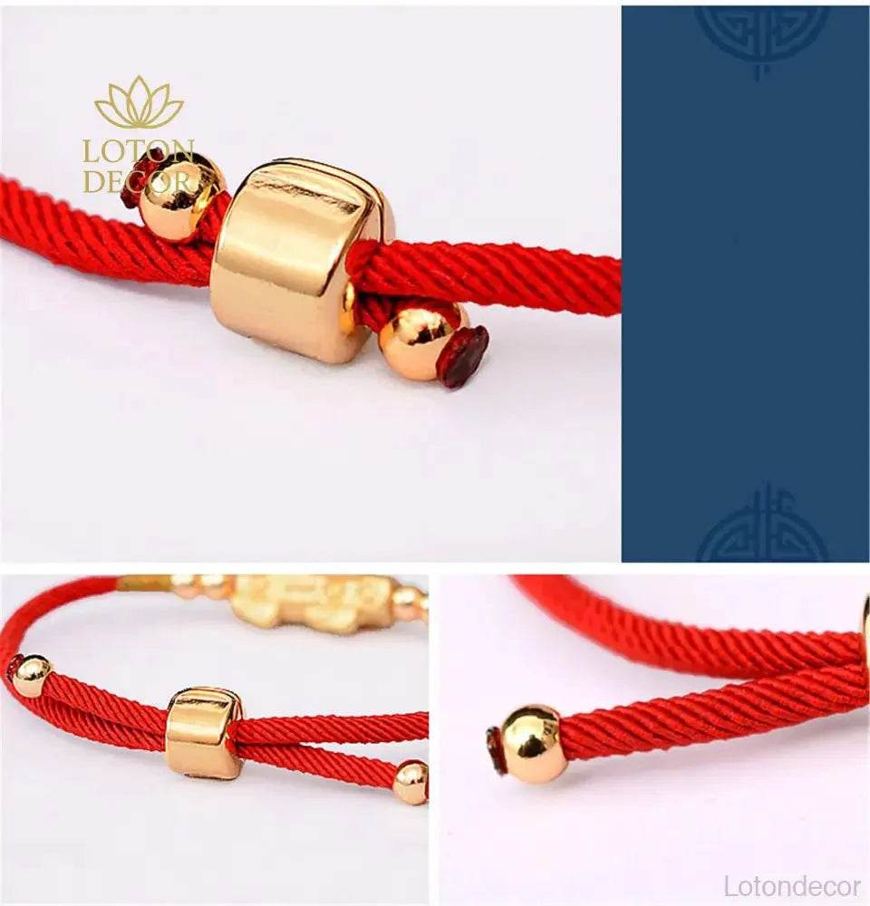 Gold Pixiu Bracelet – Silver Wealth & Protection Charm - Loton Decor
