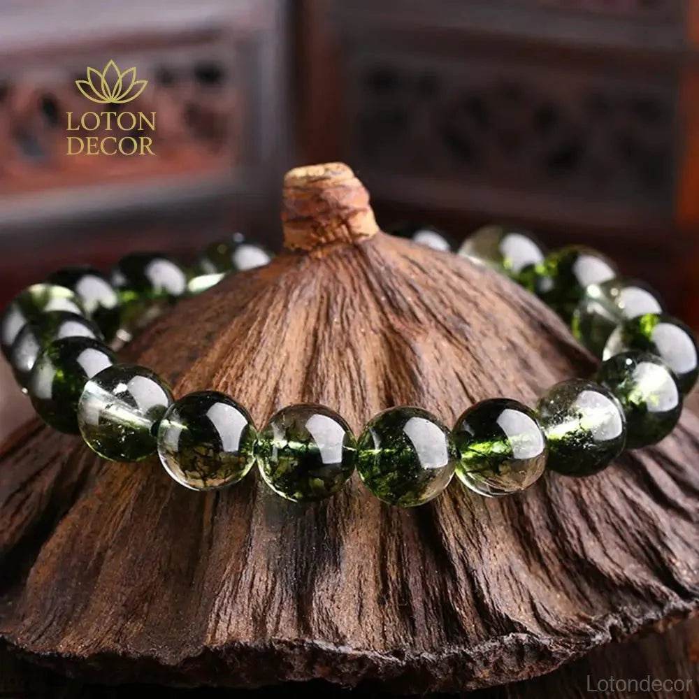 Green Ghost Crystal Couple Bracelet – Lucky Wealth & Protection Charm - Loton Decor