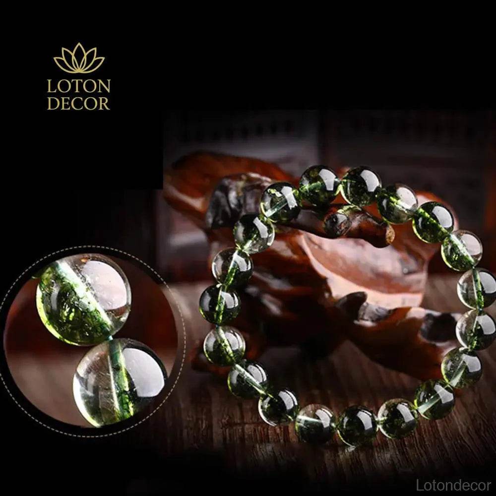 Green Ghost Crystal Couple Bracelet – Lucky Wealth & Protection Charm - Loton Decor