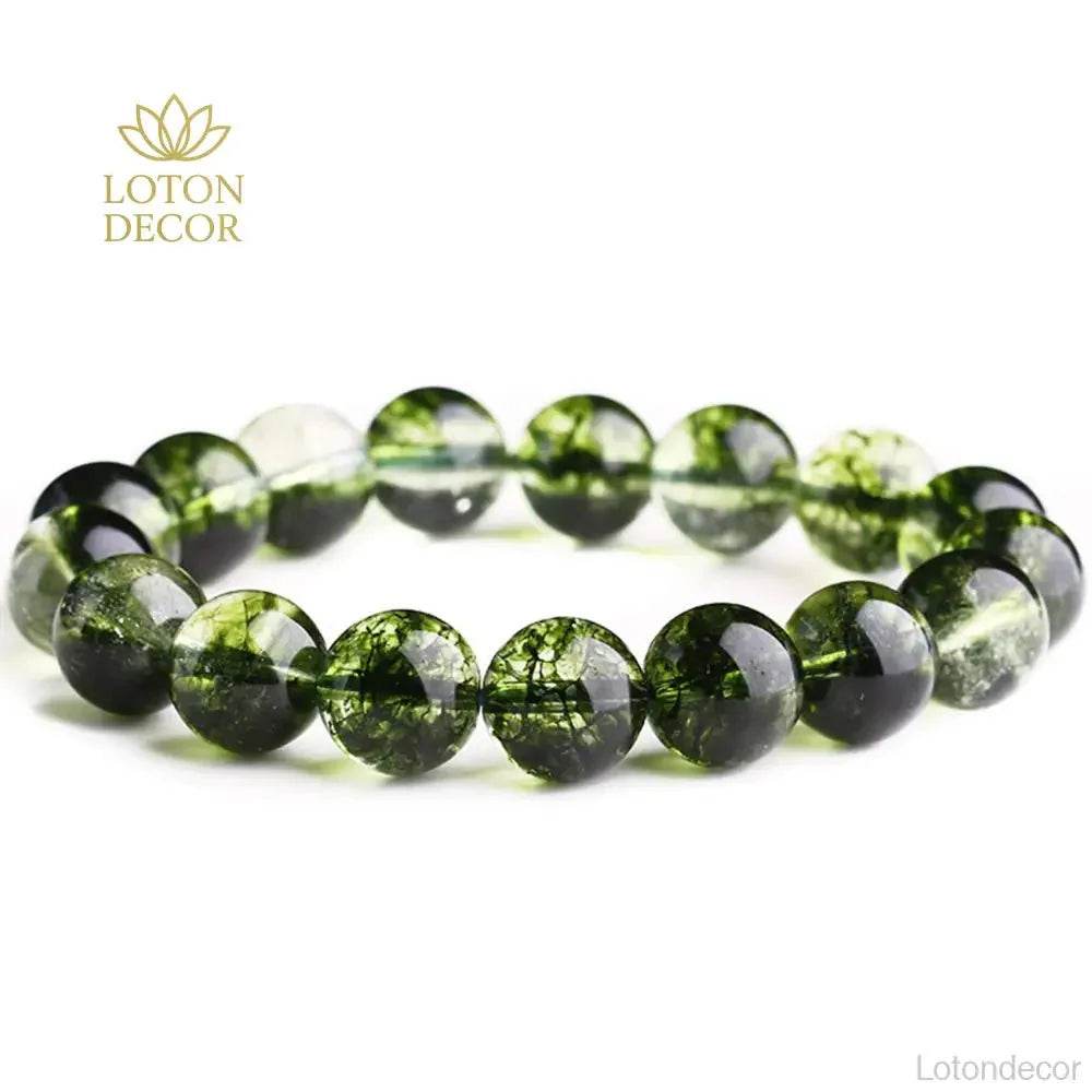 Green Ghost Crystal Couple Bracelet – Lucky Wealth & Protection Charm - Loton Decor