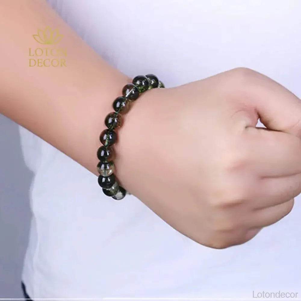 Green Ghost Crystal Couple Bracelet – Lucky Wealth & Protection Charm - Loton Decor