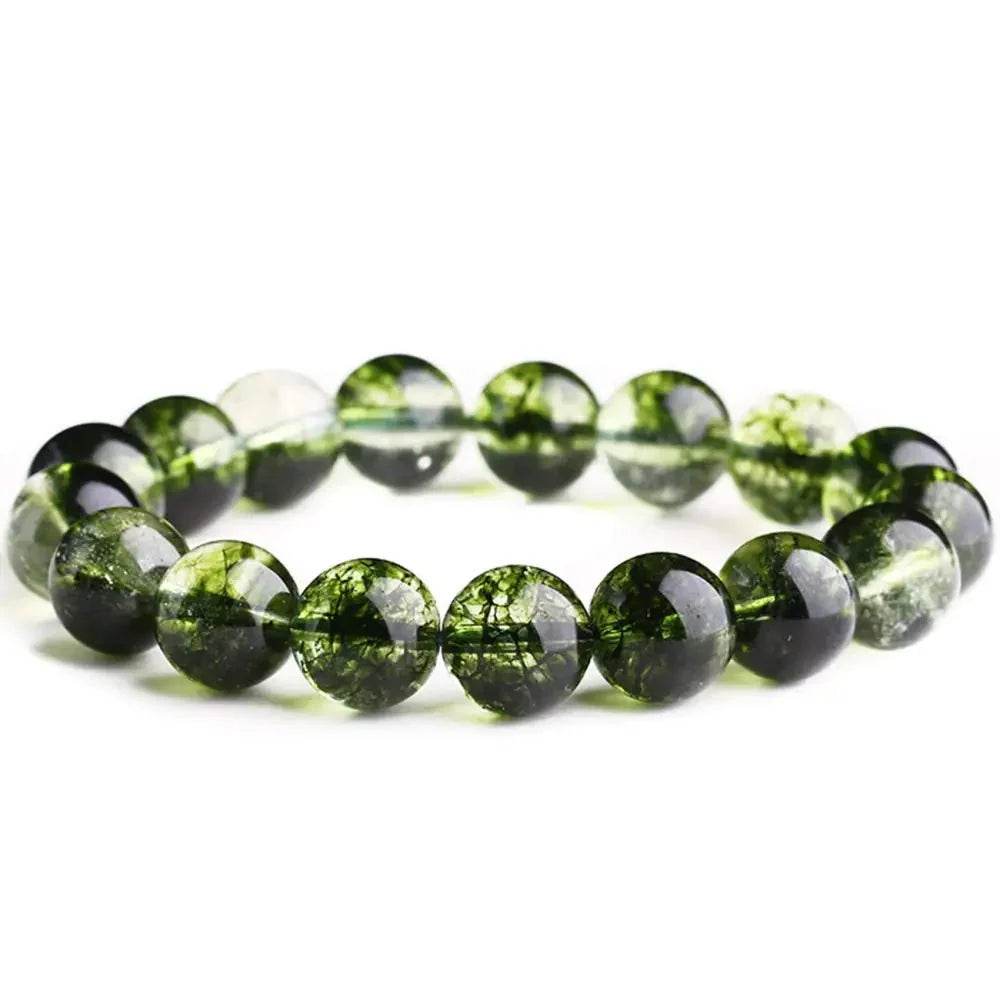 Green Ghost Crystal Couple Bracelet – Lucky Wealth & Protection Charm - Loton Decor