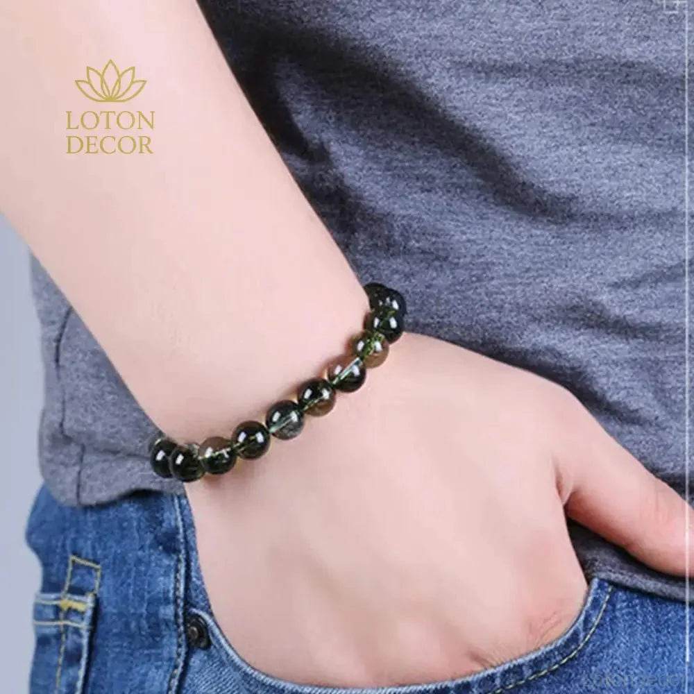 Green Ghost Crystal Couple Bracelet – Lucky Wealth & Protection Charm - Loton Decor