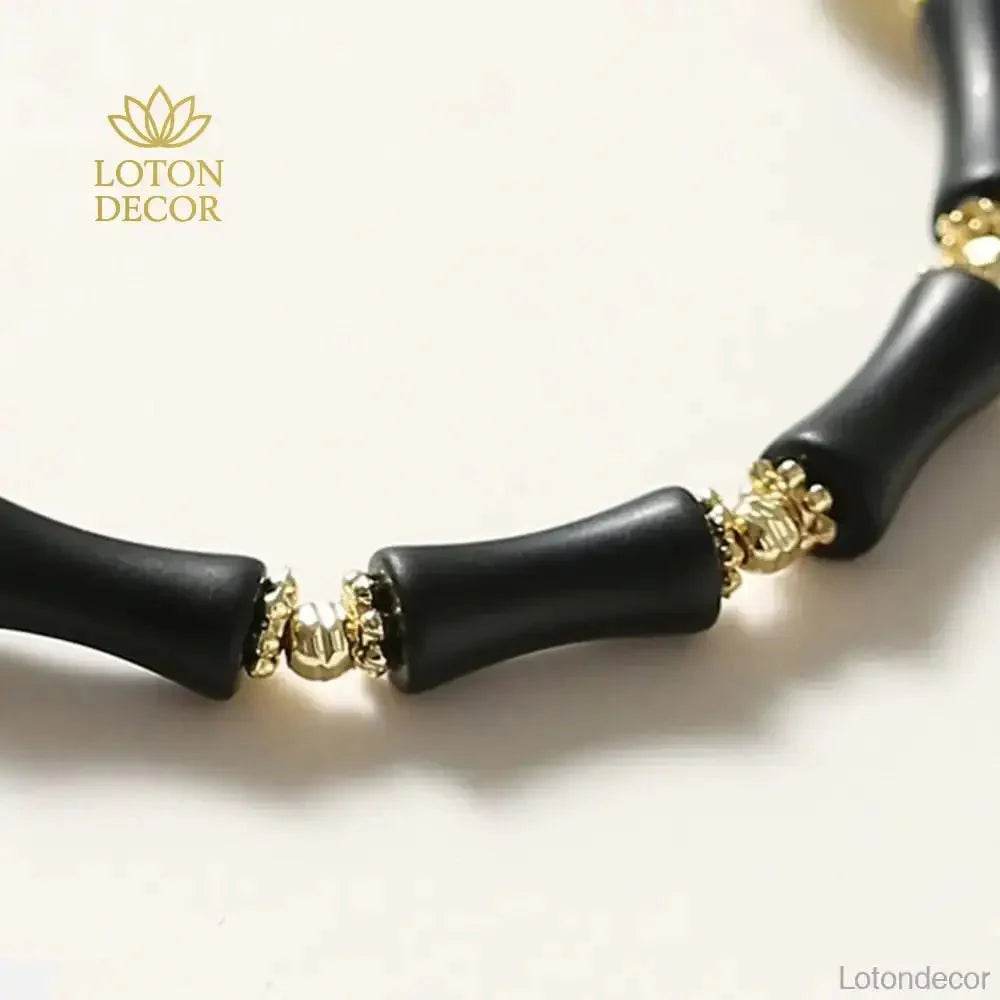 Hetian Jade & Agate Feng Shui Bracelet – Wealth & Luck Amulet - Loton Decor
