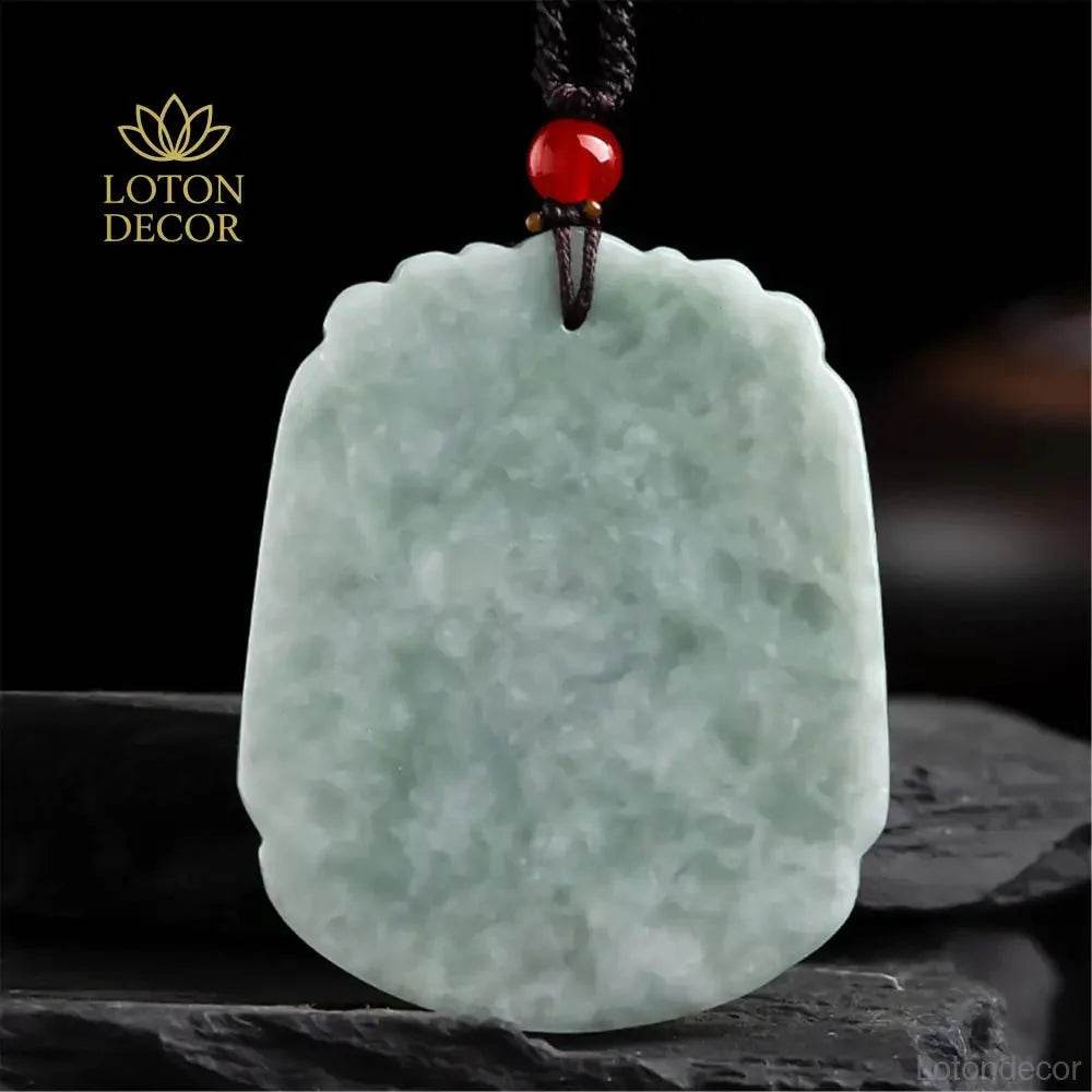Ice Jade Dragon Turtle Necklace – Wealth & Luck Amulet - Loton Decor