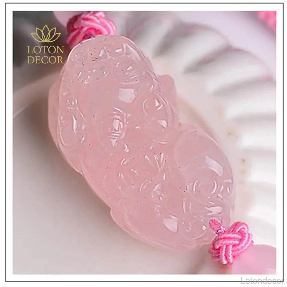 Pixiu Gemstone Bracelet – Antique Style Wealth Amulet - Loton Decor