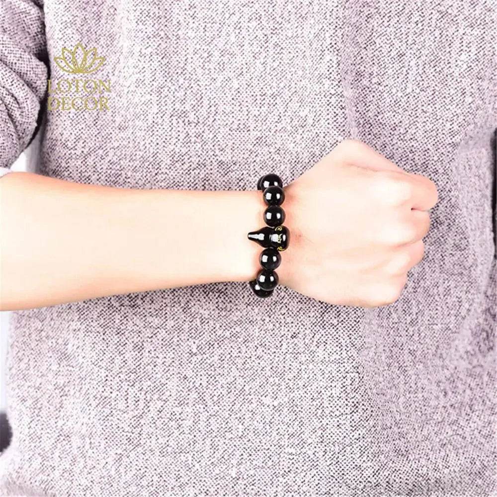 Rainbow Obsidian Hulu Bracelet – Fortune & Protection - Loton Decor