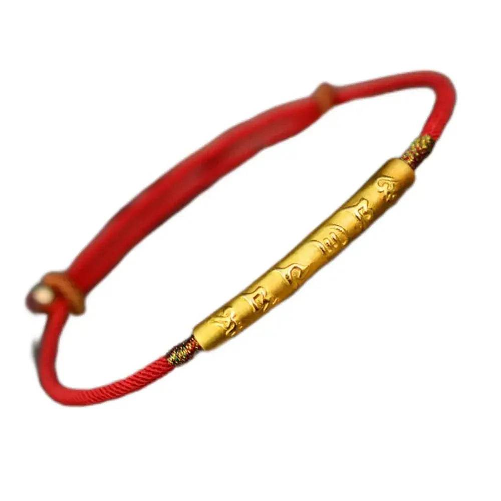 Sterling Mantra Bracelet – Wealth & Evil Protection Charm - Loton Decor