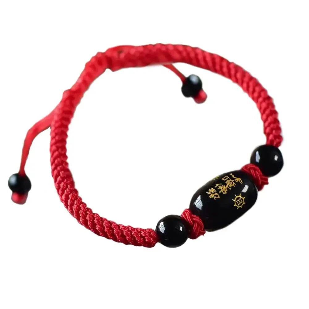 Tai Sui Agate Bracelet – Evil Protection & Fortune Charm - Loton Decor